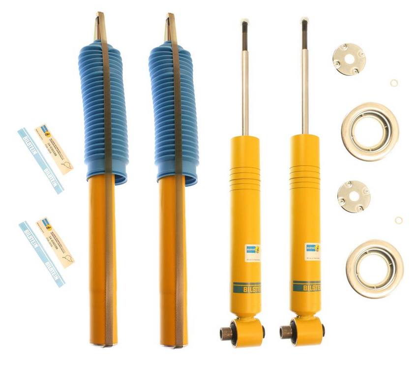 BMW Suspension Strut and Shock Absorber Assembly Kit - Front and Rear (B8 Performance Plus) 31322226915 - Bilstein 3806842KIT